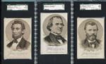 H603 J. D. Larkin & Co. Sweet Home Soap Presidents Trade Card 23 of 24 All SGC Graded