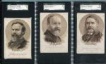 H603 J. D. Larkin & Co. Sweet Home Soap Presidents Trade Card 23 of 24 All SGC Graded