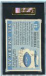 1955 Topps All-American #13 Aaron Rosenberg SGC 86