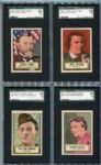1952 Topps Look N See Lot of 4 SGC 84s