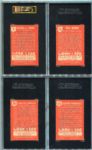 1952 Topps Look 'N See Lot of 4 SGC 84's