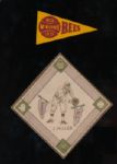 1937-38 BF3 Mini Felt - Mckechnie HOFer - superb & 1914 B18 J.Miller