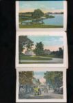 1920s Panoramic Baseball Fold Out Postcard - Fantastic Mass. Baseball Game