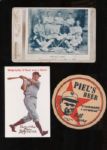 1800s-1900s grouping of vintage cards, wrappers etc.... + (6) 1943 Grand Studios minor league cards