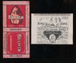 1800s-1900s grouping of vintage cards, wrappers etc.... + (6) 1943 Grand Studios minor league cards