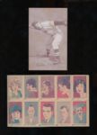 1800s-1900s grouping of vintage cards, wrappers etc.... + (6) 1943 Grand Studios minor league cards