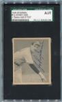 1948 Bowman #12 Johnny Sain Autographed SGC/J. Spence AUT