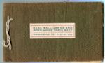 1902 String Bound Scorebook Base Ball Games and Inter-House Track Meet Lawrenceville, N.J.