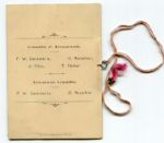 1898 Sunset Base Ball Club Masquerade Ball Program