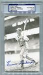 Ernie Lombardi Autographed Postcard PSA/DNA Certified Authentic