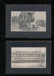Circa 1910s Unique Baseball Cabinet Card Collection (5) with nice story included