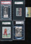 1920s - 1940s International Baseball lot (5) w/Sociede Industrial McGraw, Spring Dominion Chocolate etc....