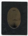 Circa 1900s Tintype IDd Percy Butler in Baseball Uniform