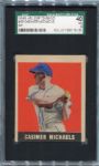 1948-49 Leaf #13 Casimer Michaels SP SGC 40