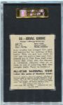 1948-49 Leaf #66 Orval Grove SP SGC 40