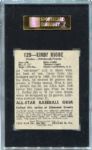 1948-49 Leaf #129 Kirby Higbe SP SGC 70