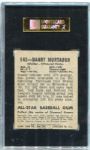 1948-49 Leaf #142 Danny Murtaugh SP SGC 60
