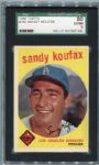 1959 Topps #163 Sandy Koufax SGC 80