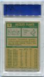 1971 Topps Hockey #10 Jacques Plante PSA 8