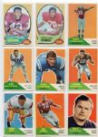 Lot of 62 Football Cards 1959-1970 Topps, Philadelphia & Fleer