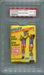 1970 Fleer Basketball Harlem Globetrotters Unopened Wax Pack PSA 8