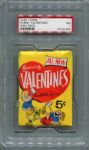 1960 Topps Funny Valentines Unopened Wax pack PSA 7