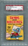 1970 Donruss Fiends and Machines Unopened Wax Pack PSA 7