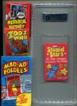 1970's Unopened Non-Sports Wax Pack Lot of 23 Packs from 7 Different Issues