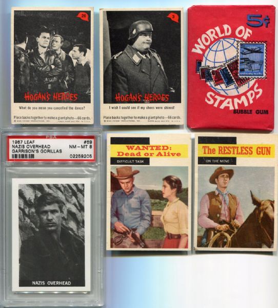 1950s-60s Non-Sport Lot of Cards & Wax Pack