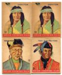 R73 Indian Gum Series of 312 White Background Lot of 4