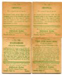 R73 Indian Gum Series of 312 White Background Lot of 4