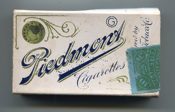 Piedmont Cigarettes Slide Pack Factory 25 W/1901 Stamp