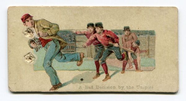 N86 Dukes Perilous Occupations Baseball Themed "A Bad Decision By The Umpire"