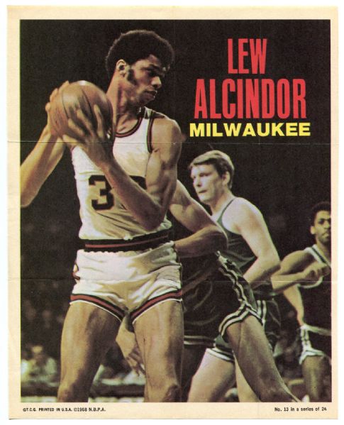 1970-71 Topps Basketball Poster Lot of 14 With HOFers
