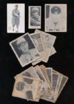Large mixed lot of Pre-War and early Post War Baseball cards 