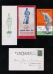 1800s - 1900s miscellaneous baseball items....with Cobb, Jackson, Gehrig etc....