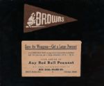 BF3 1937-1938  Red Ball Sales Pennants (7) Very high grade - Near Mint  w/Wrapper 