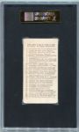 E98 Eddie Collins Orange Background SGC 40 