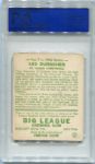 1934 Goudey #7 Leo Durocher Autographed PSA/DNA Certified VG/EX 4