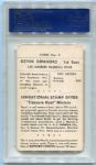1952 Mother's Cookies #4 Chuck Connors Autographed PSA/DNA Certified Authentic