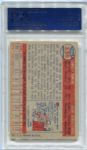 1957 Topps Baseball #338 Jim Bunning Autographed PSA/DNA Certified Gem Mint 10