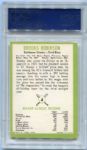 1963 Fleer #4 Brooks Robinson Autographed PSA/DNA Certified Gem Mint 10 Autograph