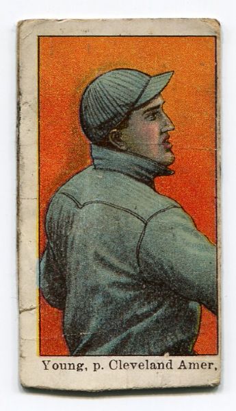 Orange Background Cy Young What Am I ? Printers Scrap?