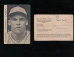 1946 circa Dick Sisler Cuban  Postcard 