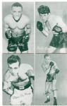 1947-66 Exhibit Boxing Cards Lot of 13 Different