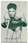 1947-66 Exhibit Boxing Cards Lot of 13 Different