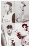 1947-66 Exhibit Baseball Lot of 7 With HOFers and Tougher Commons