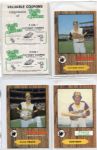 1979 San Diego Padres Family Fun Center Partial Set of 33 + Header Card With Uncatalogued Cards
