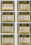 1981 Fleer Baseball Lot of 24 First Print Run Error/Variation Cards All Nrmt/Mt