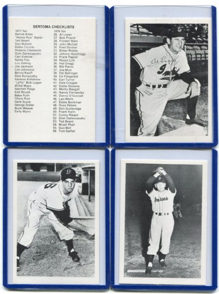 1978 Sertoma 1950 Indianapolis Indians Complete Set of 31 Plus Checklist Nrmt/Mt